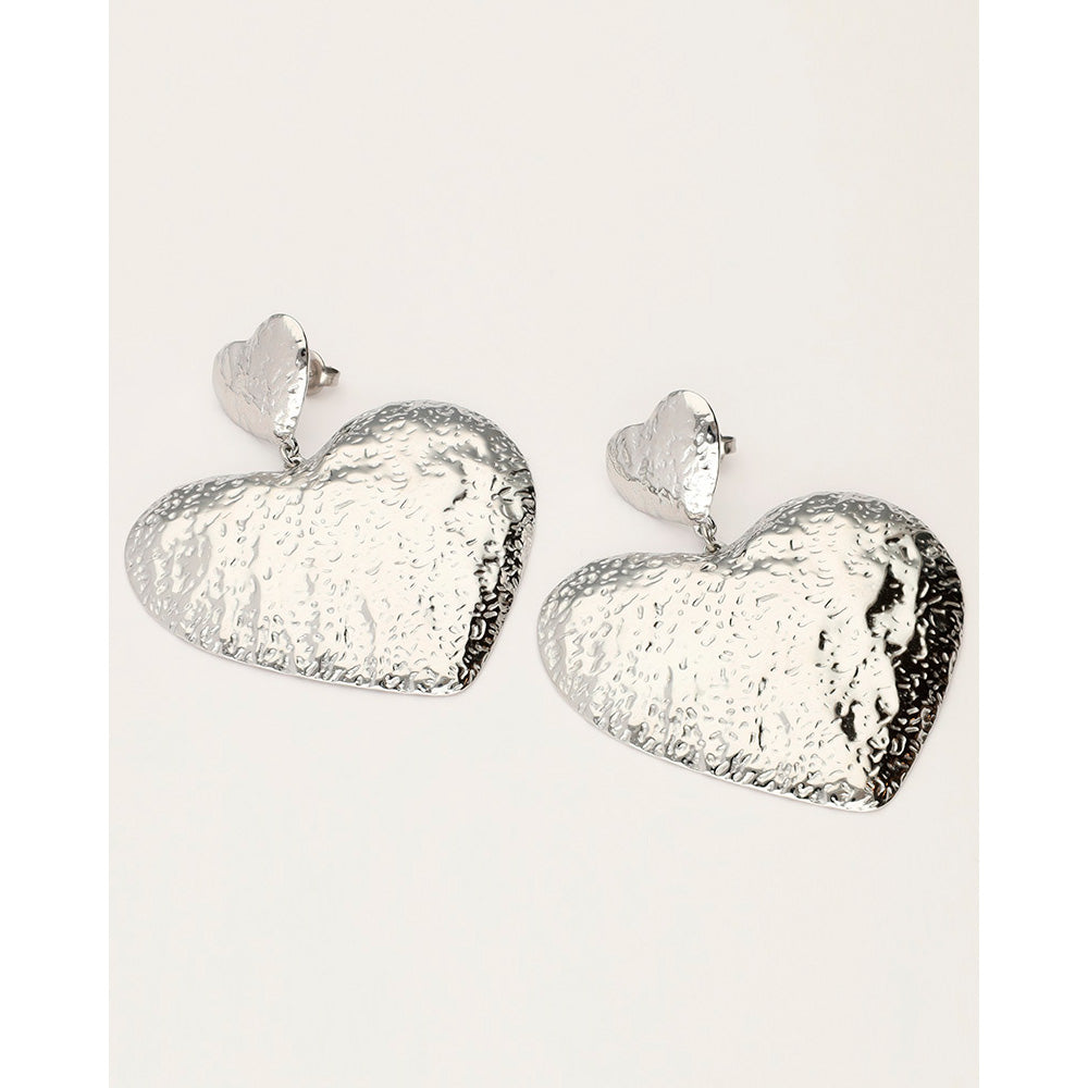 My Jewellery Smykker Øreringe Stikker Double Hearts Sølv