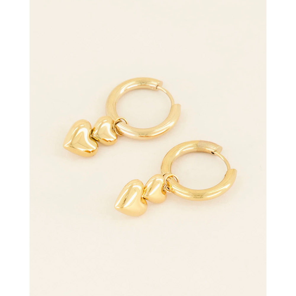 My Jewellery Smykker Creoler 2 Hjerter