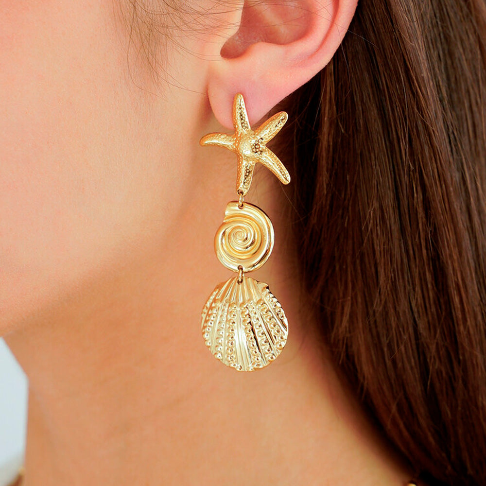 My Jewellery Smykker Ørestikker Musling Søstjerne