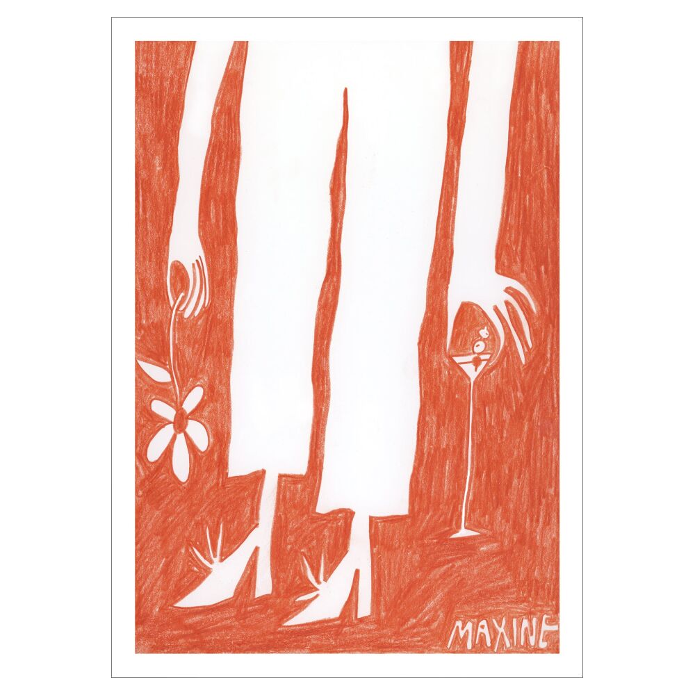 Poster & Frame Plakat The Poster Club x Maxine Mc Crann 'Sunday At Five'