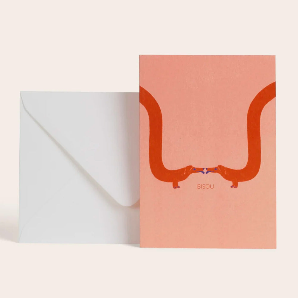 Season Paper Collection Kort Hunde "Bisou - Kys"