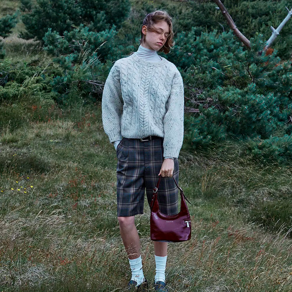 Silfen Studio Lotta Skulder/crossbody taske Cabernet