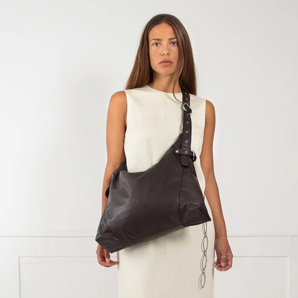 Silfen Ellie Crossbody Taske Hickory Brun