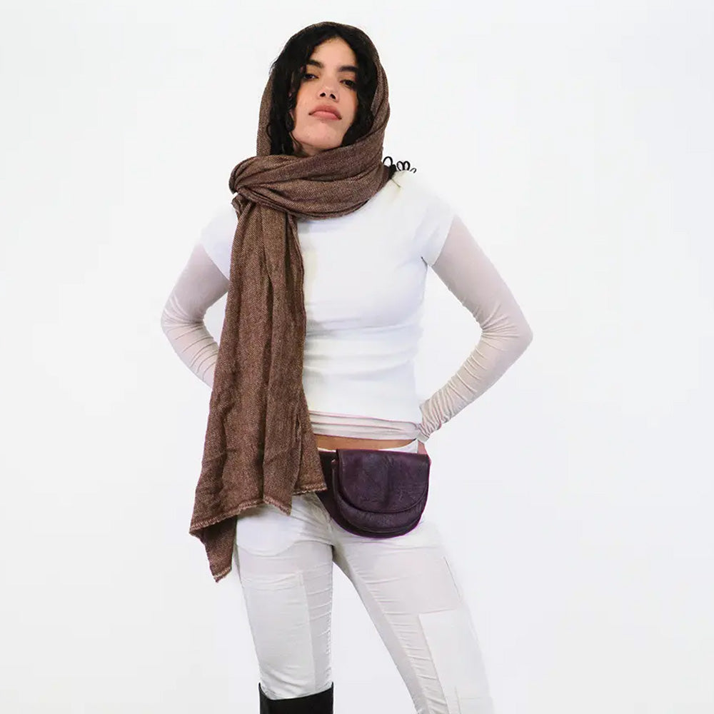 Silfen Studio Eliza Belt Plum Bæltetaske