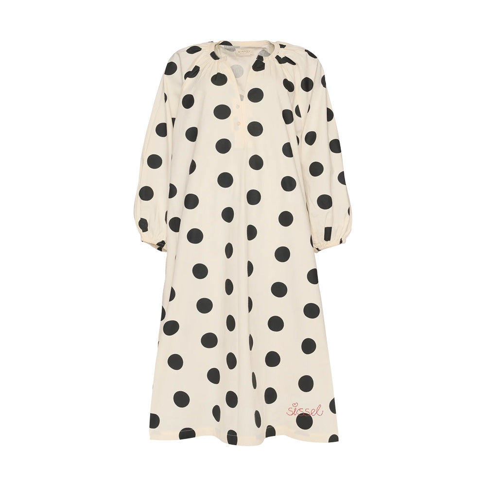Sissel Edelbo Lara Dress Black Dots Prikker