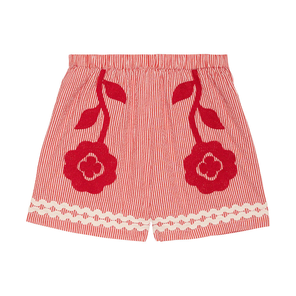 Sissel Edelbo Abelone Shorts Red Flower