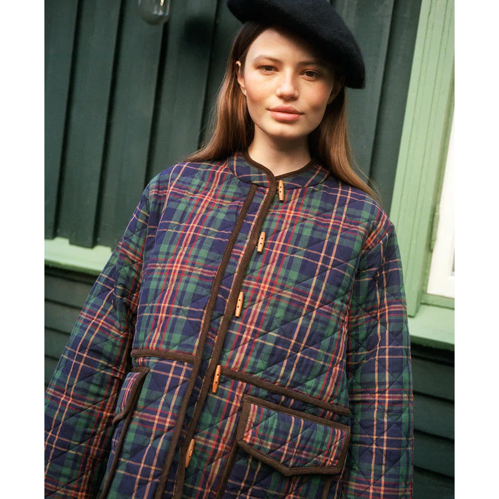 Sissel Edelbo Adriane Jacket Green Checks