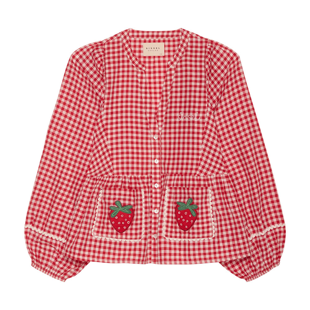 Sissel Edelbo Bobbie Top Red Checks