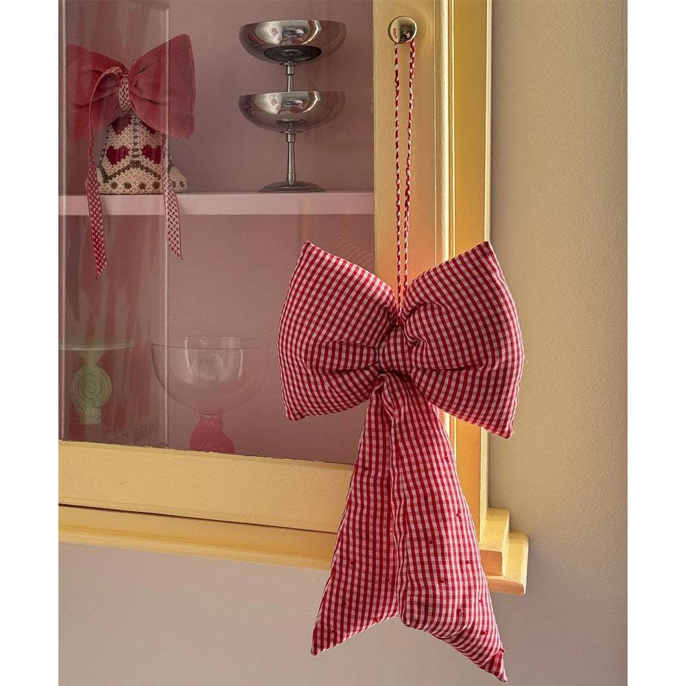 Sissel Edelbo Julepynt Bow Decoration Gingham Checks