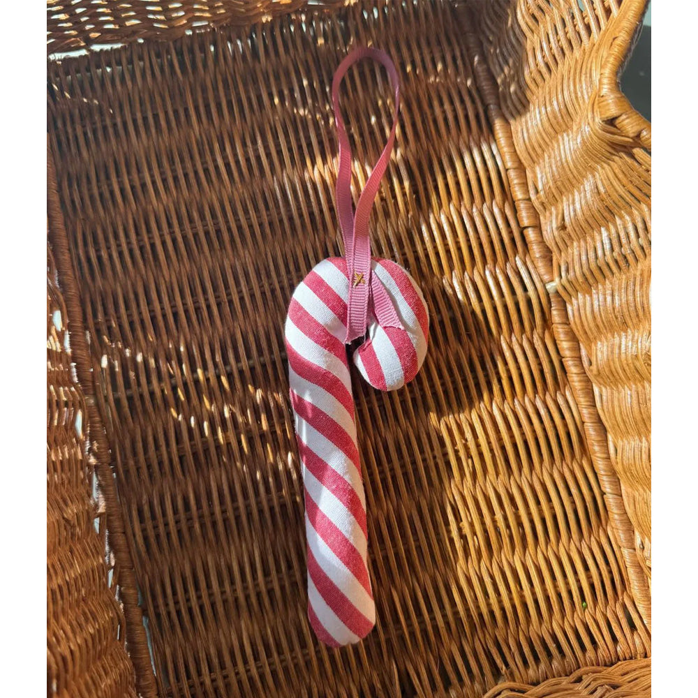Sissel Edelbo Julepynt Cane Leftover Ornament Wide Candy Stripes