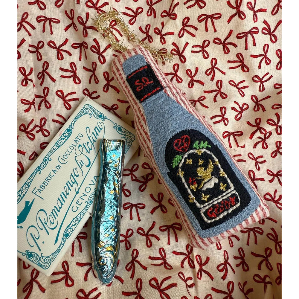 Sissel Edelbo Julepynt Christmas Bottle Ornament Candy Stripes