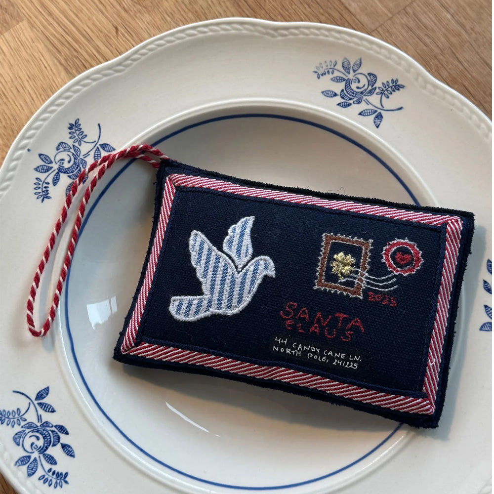 Sissel Edelbo Julepynt Christmas Letter Ornament Navy