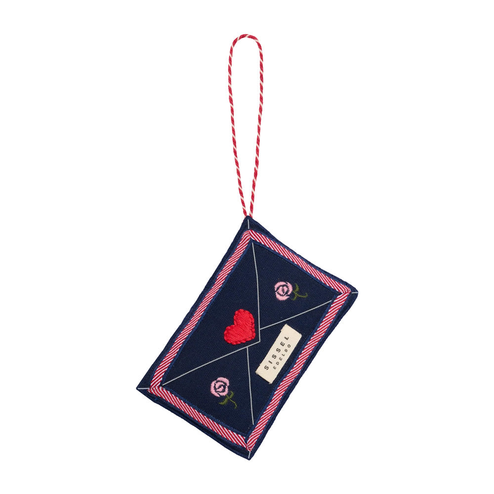 Sissel Edelbo Julepynt Christmas Letter Ornament Navy