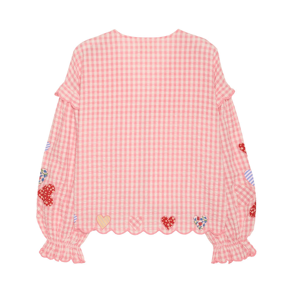 Sissel Edelbo Kamal Top Pink Checks