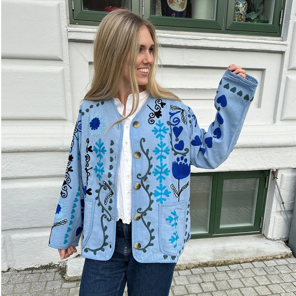 Sissel Edelbo Maggie Jacket Blue Ocean