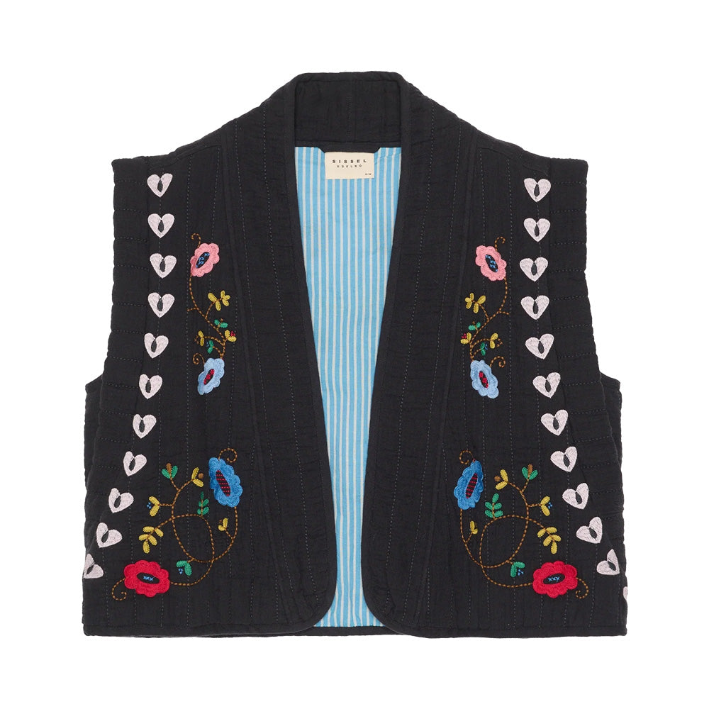 Sissel Edelbo Samira Vest Almost Black