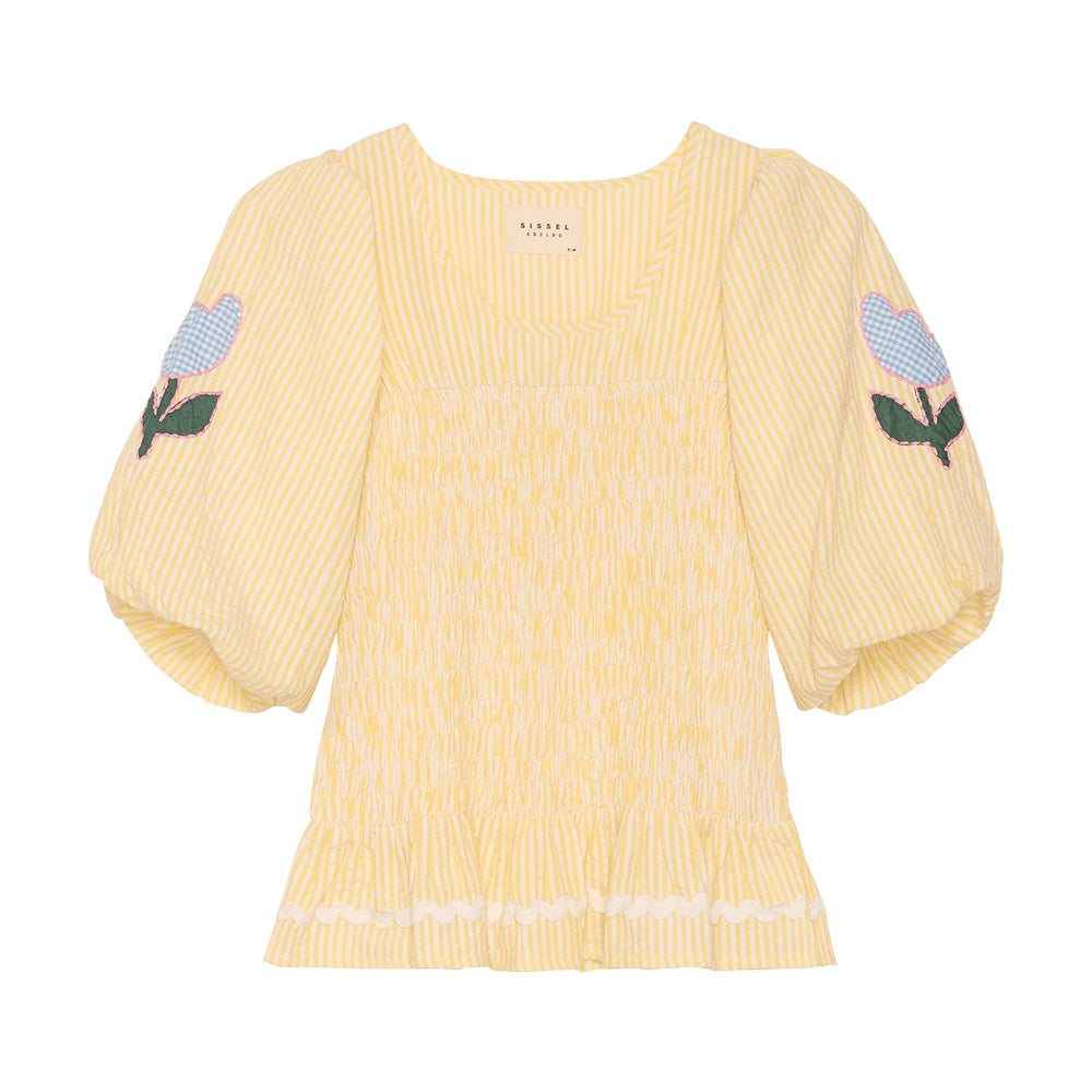 Sissel Edelbo Svea Top Yellow Stripes