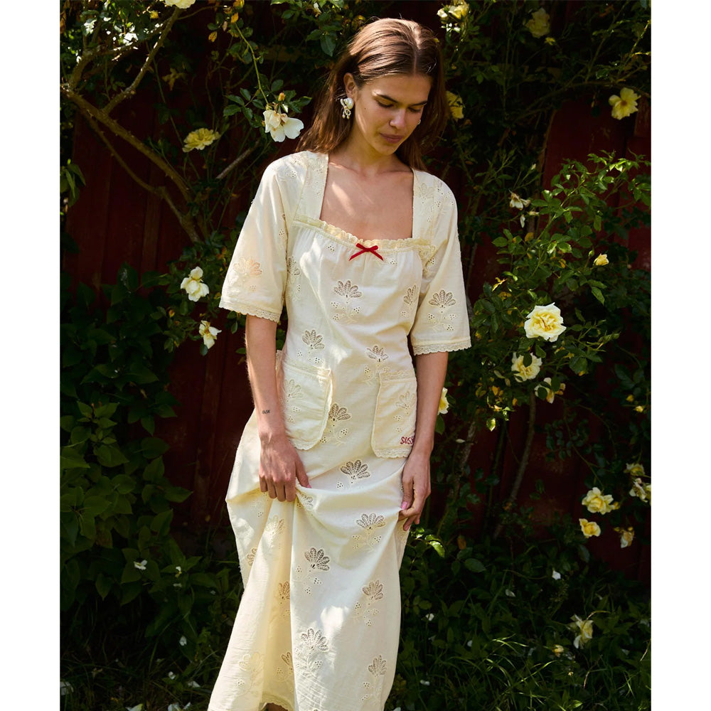 Sissel Edelbo Viviette Dress Pastel Yellow