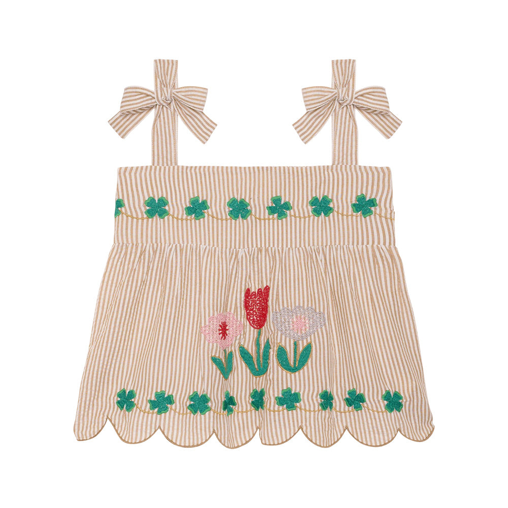 Sissel Edelbo Wenke Top Sand Stripes