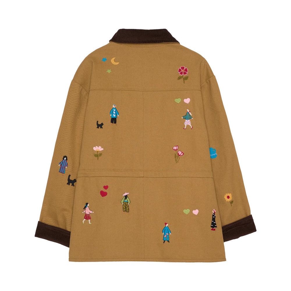 Sissel Edel Cara Jacket Camel Broderi