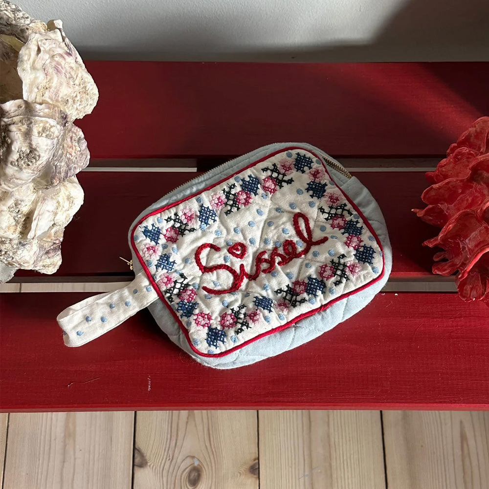 Sissel Edelbo Yara Cosmetic Bag Baby Blue