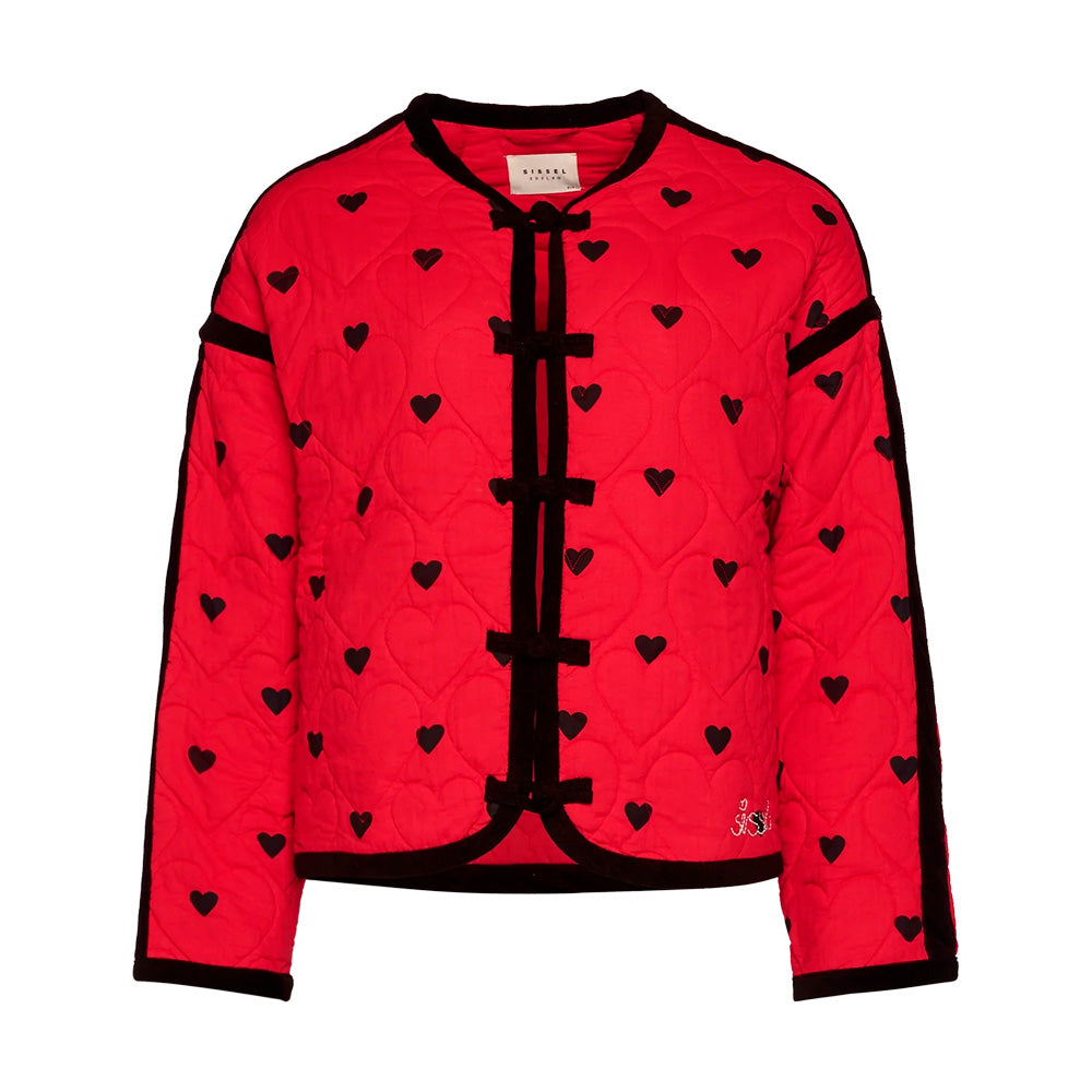Sissel Edelbo Amora Jacket Rød Hjerter