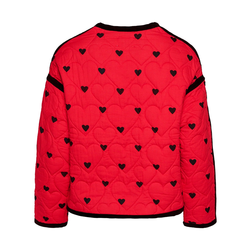 Sissel Edelbo Amora Jacket Rød Hjerter