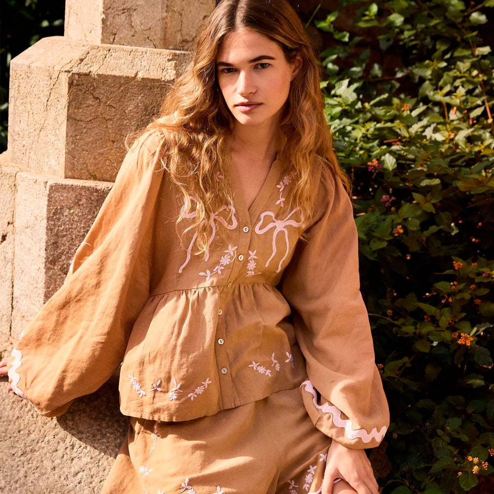 Sissel Edelbo Belma Top Light Hazel S/M