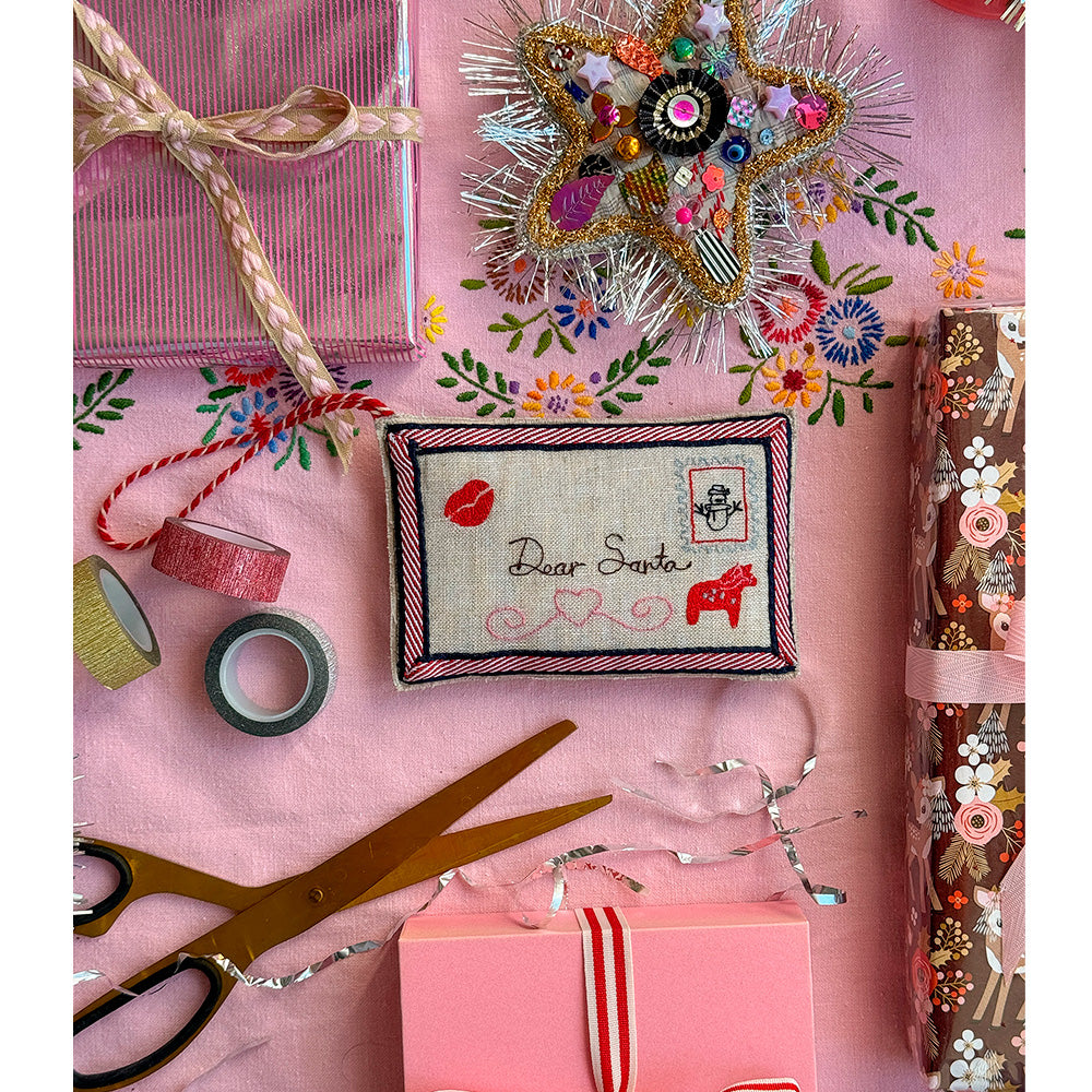 Sissel Edelbo Christmas Letter Ornament Santa Julepynt