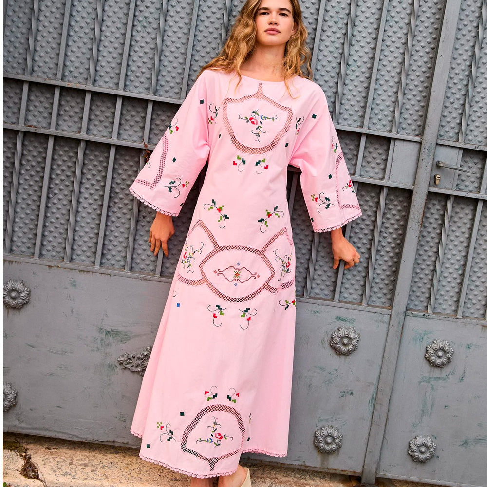 Sissel Edelbo Clematis Dress Dull Rose