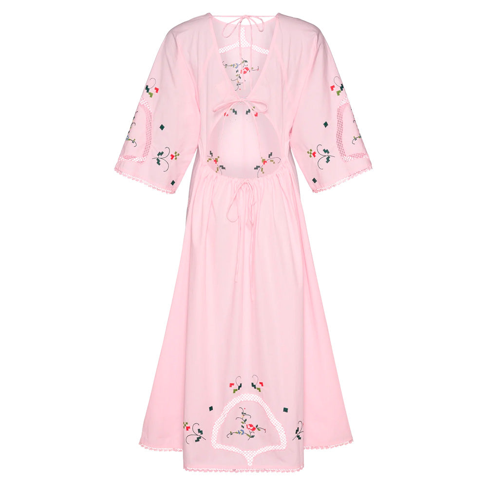Sissel Edelbo Clematis Dress Dull Rose