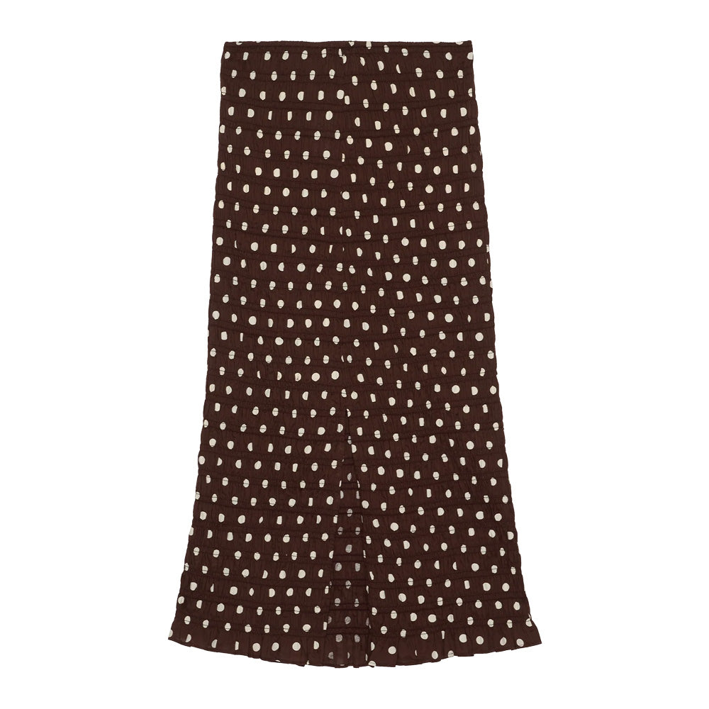 Sissel Edelbo Lady Skirt Brown Dot