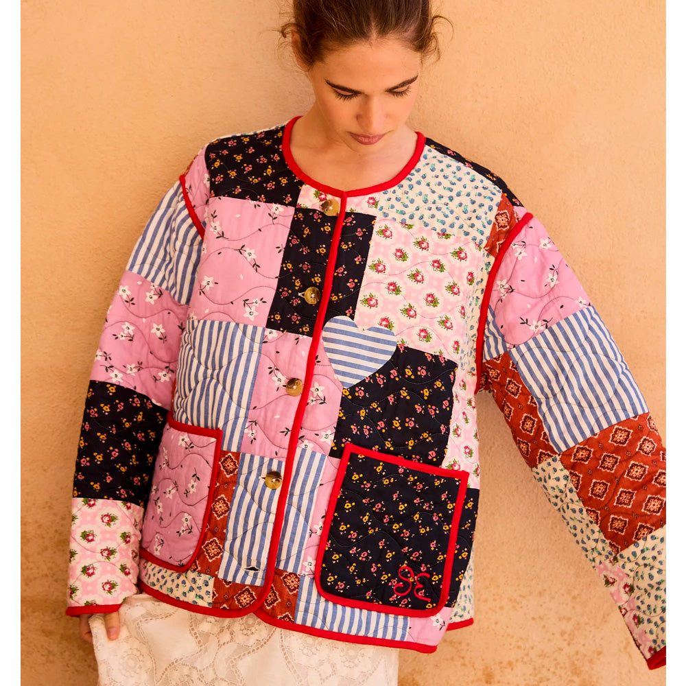Sissel Edelbo Mojo Jacket Floral Patchwork