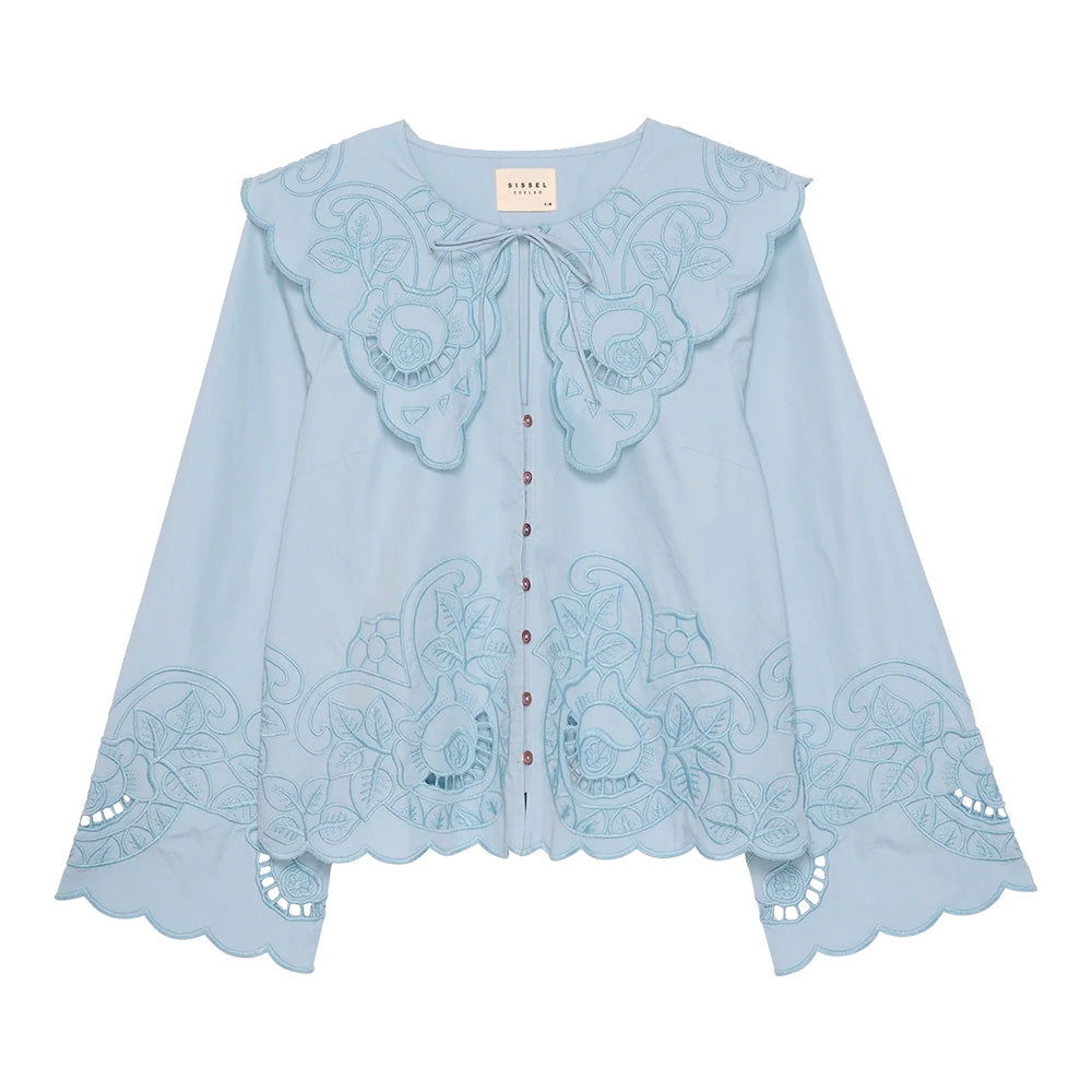 Sissel Edelbo Skjorte Cameron Top Soft Blue