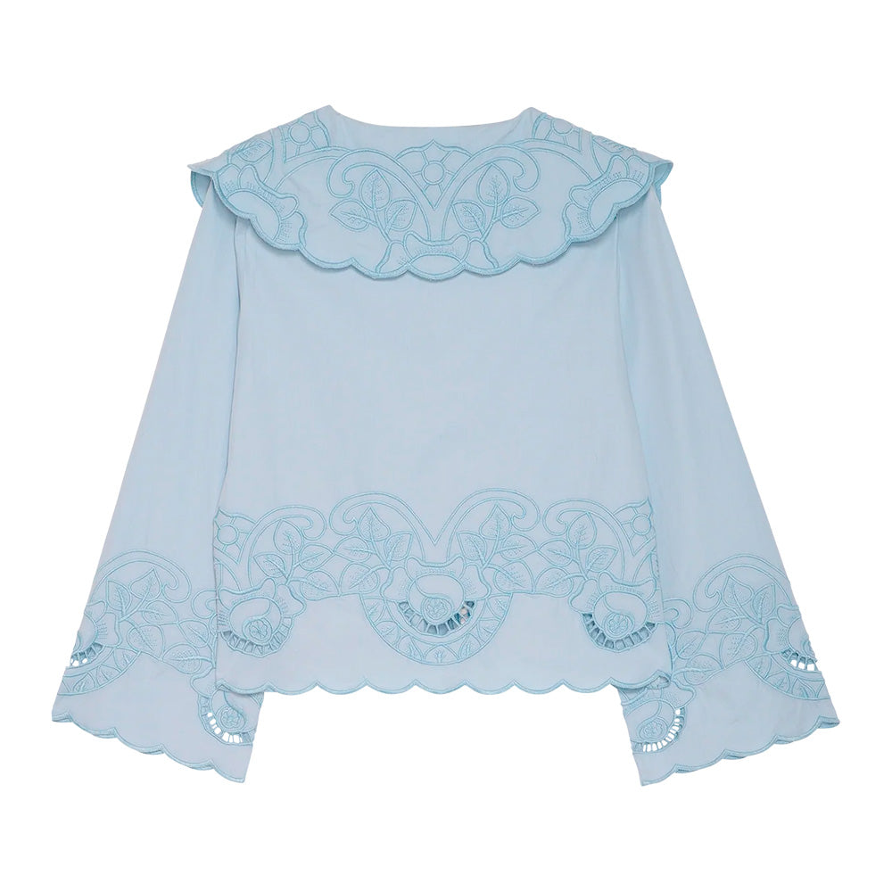 Sissel Edelbo Skjorte Cameron Top Soft Blue
