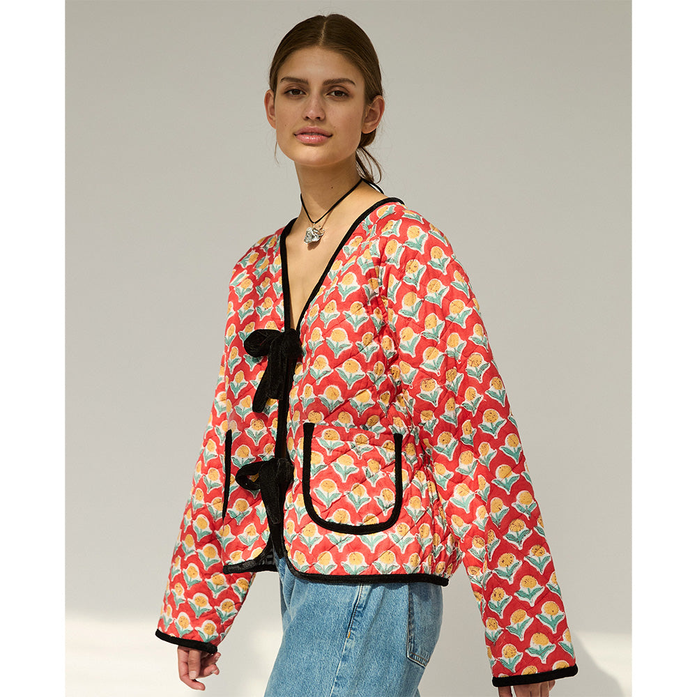 Sissel Edelbo Suvanna Jacket Blood Orange