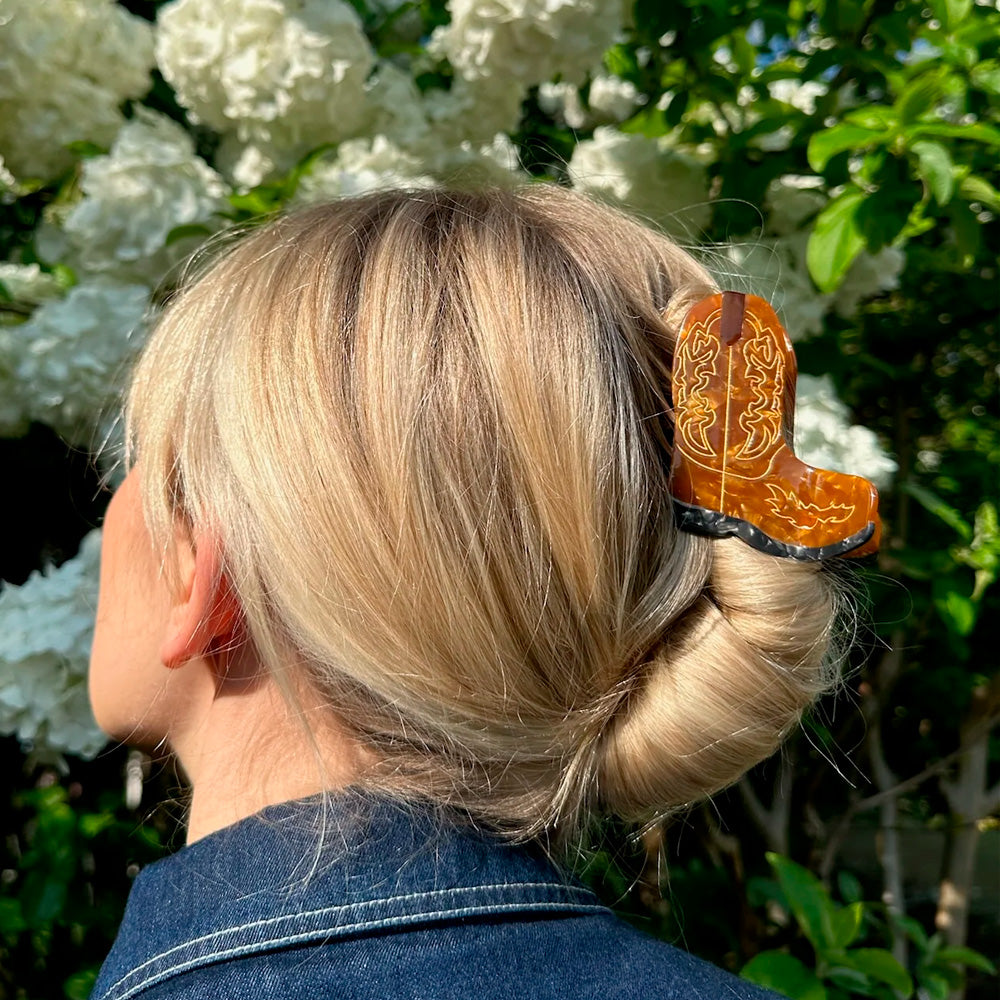 Solar Eclipse Hårklemme Cowboystøvle