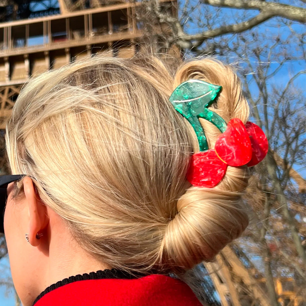 Solar Eclipse Hårklemme Kirsebær