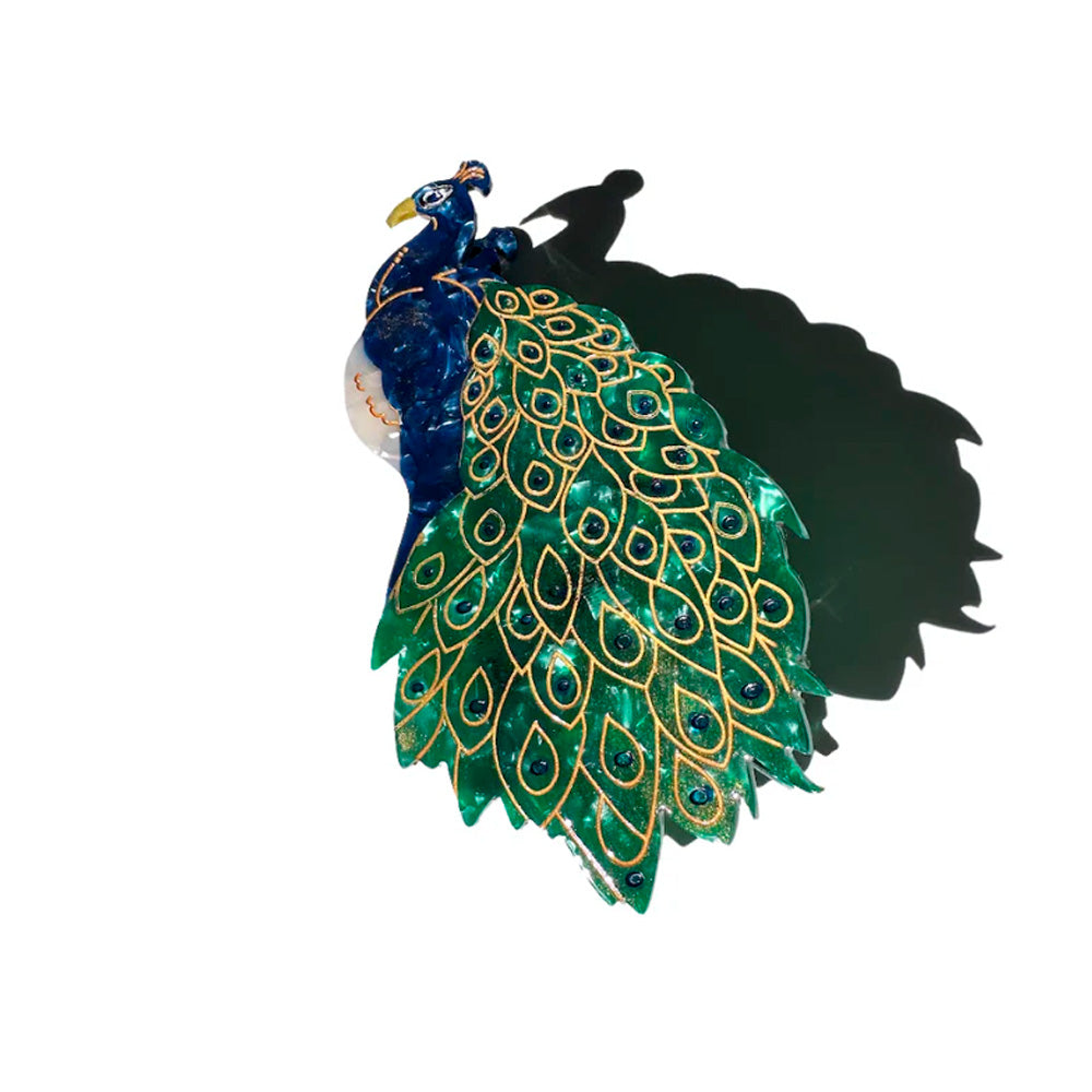 Solar Eclipse Hårklemme Påfugl