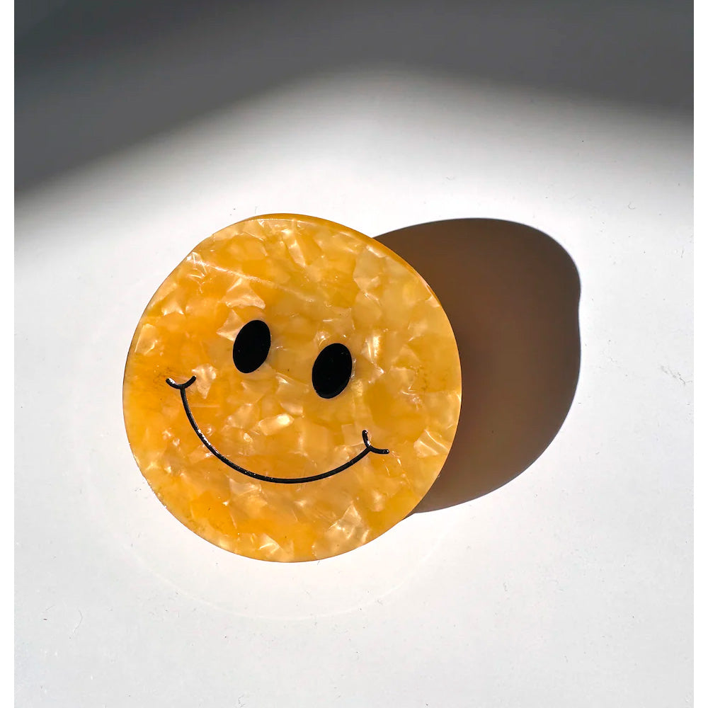 Solar Eclipse Hårklemme Smiley Gul