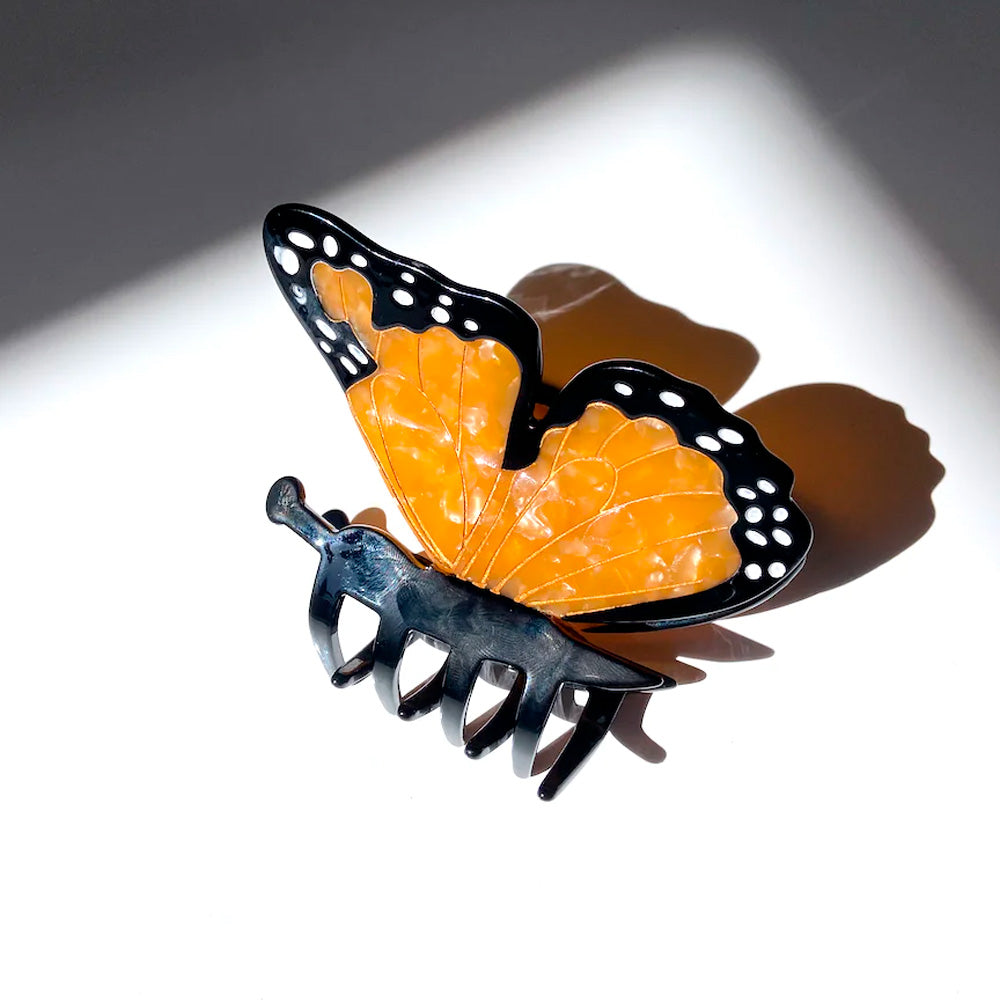 Solar Eclipse Hårklemme Sommerfugl Orange