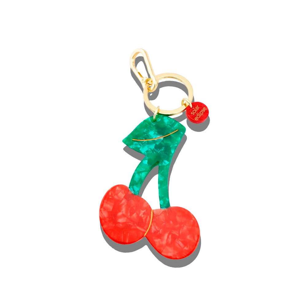 Solar Eclipse Nøglering Taskevedhæng Kirsebær