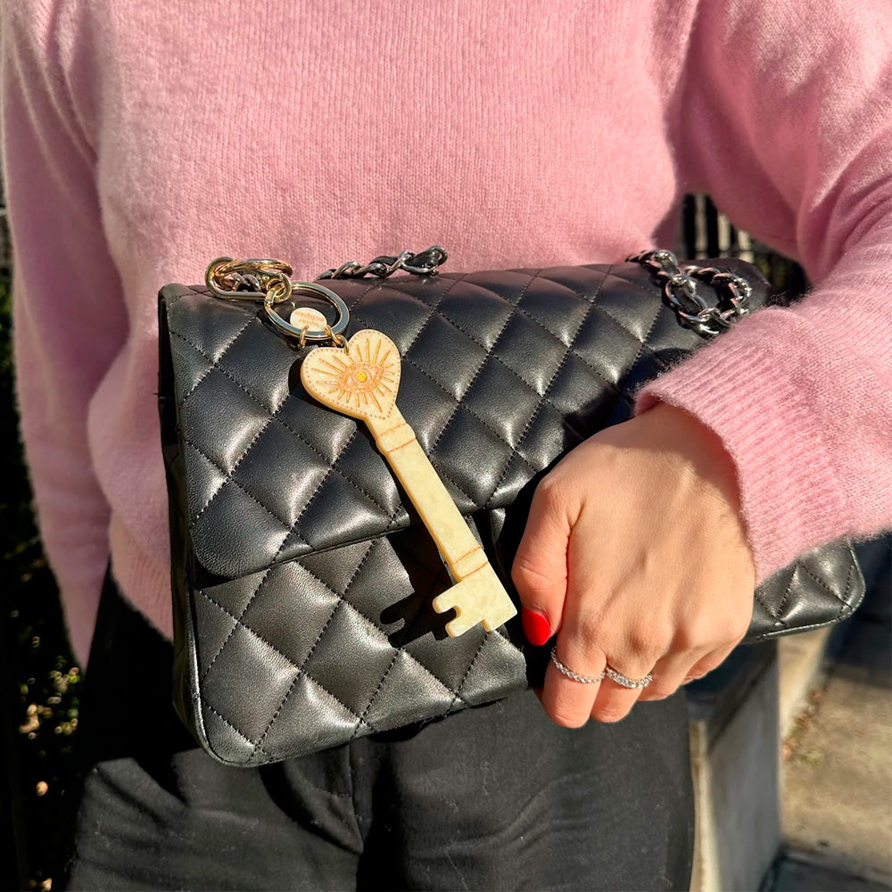 Solar Eclipse Nøglering Taskevedhæng Nøgle