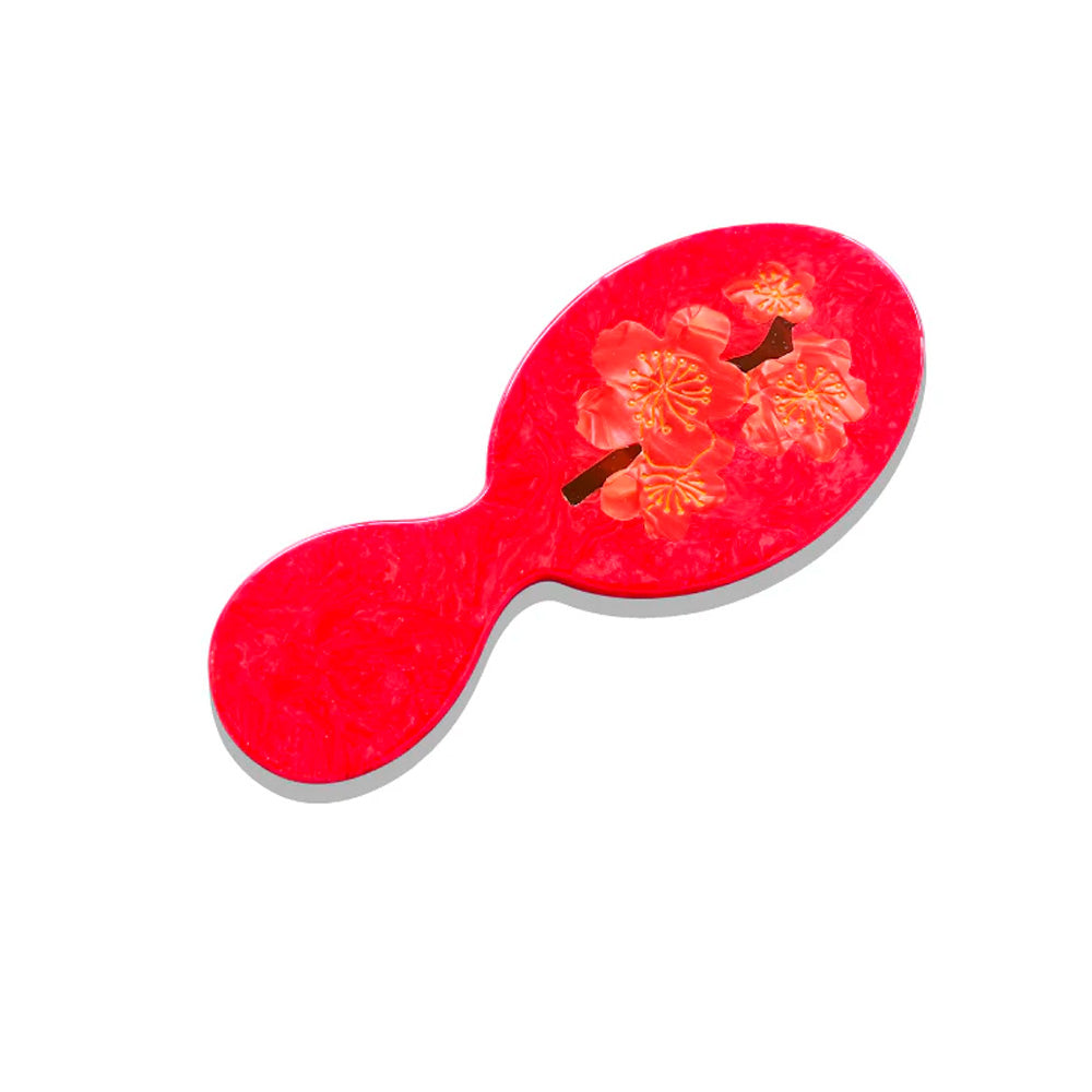 Solar Eclipse Taske Hårbørste Kirsebærblomster Rød