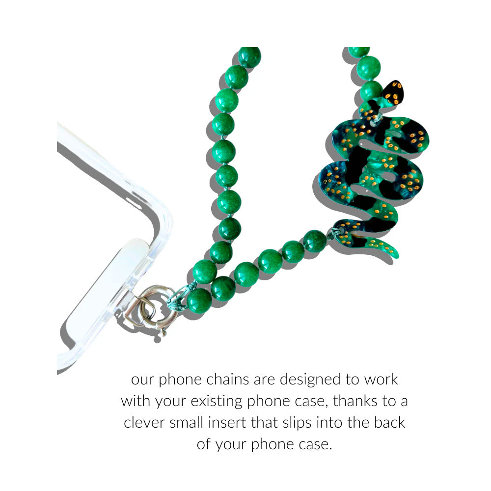 Solar Eclipse Mobil-kæde Natursten Kirsebærblomst