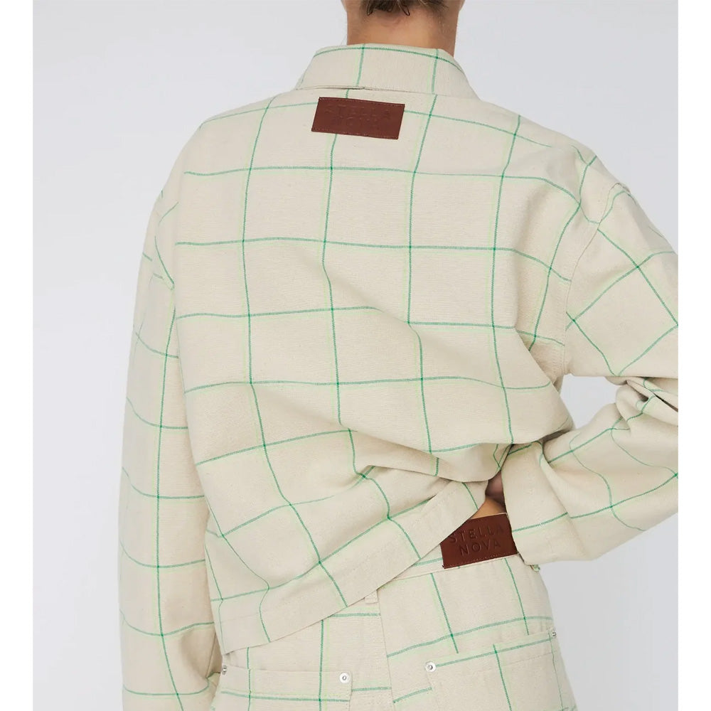 Stalla Nova Checked Shirt Skjorte/Jakke Creme Check