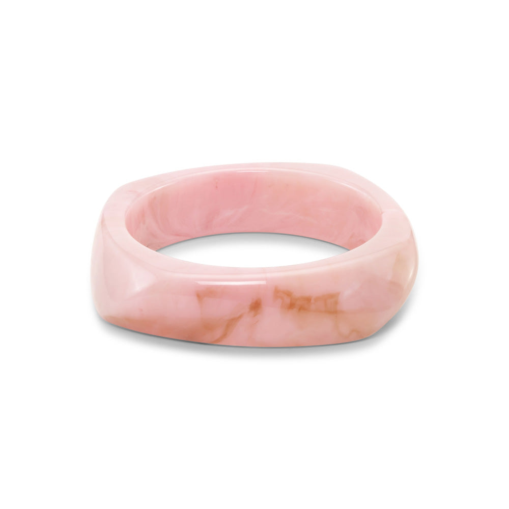 Sui Ava Armbånd Chunky Bangle Pink Marble