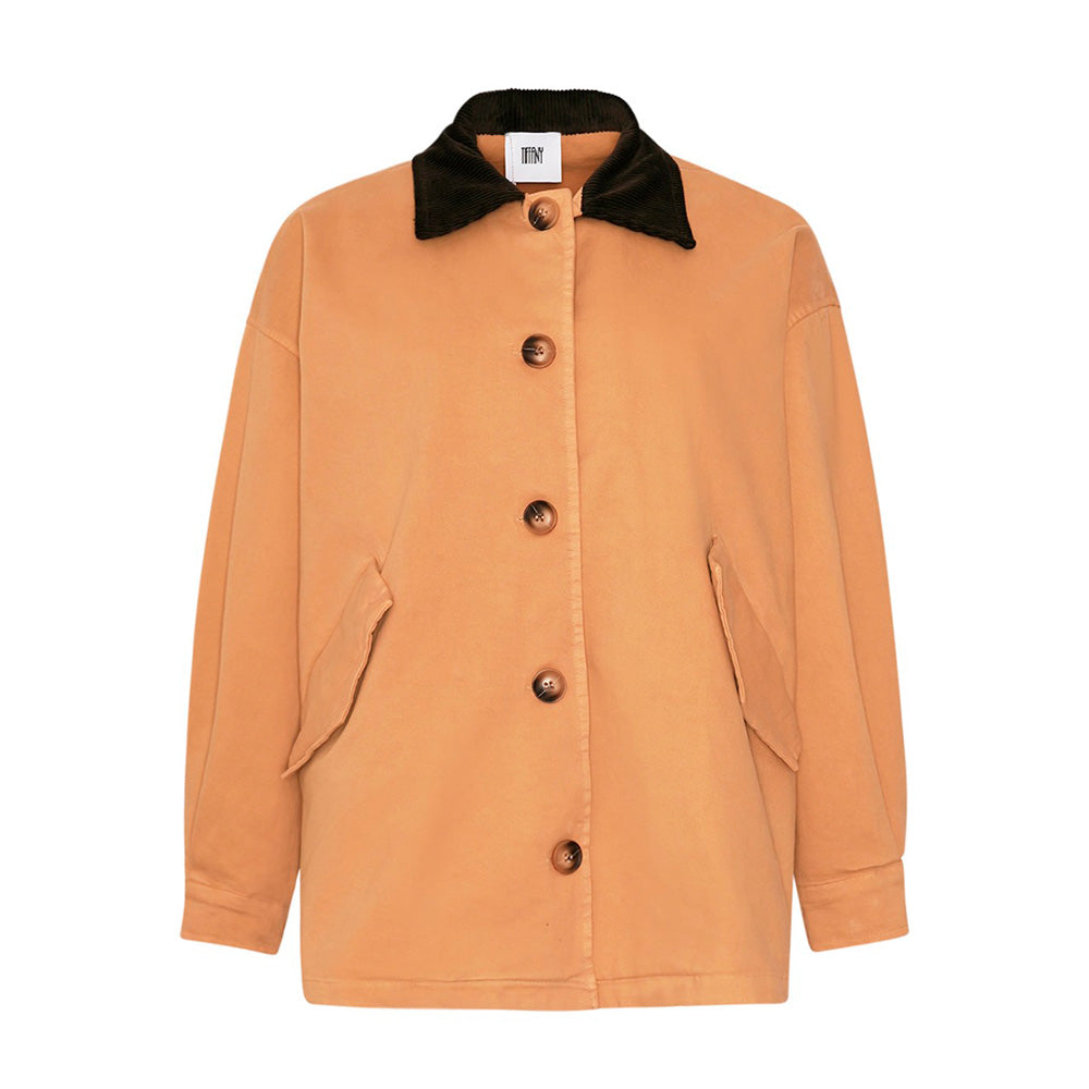 Tiffany Clothing Fie Jakke Light Brown Camel