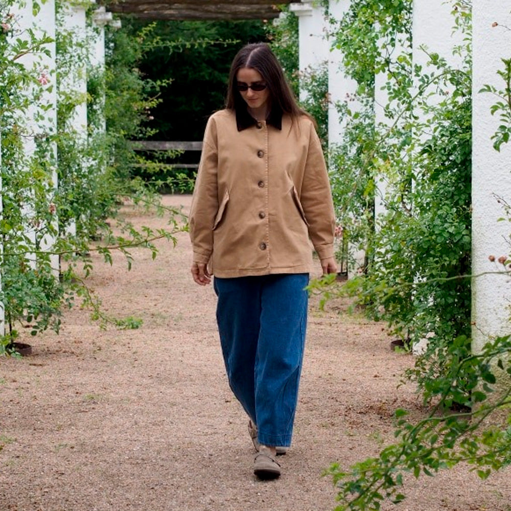 Tiffany Clothing Fie Jakke Light Brown Camel