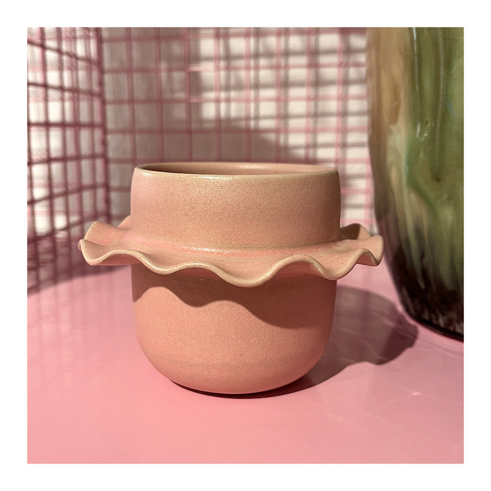 Was Keramik Ballerina Kop Lyserød